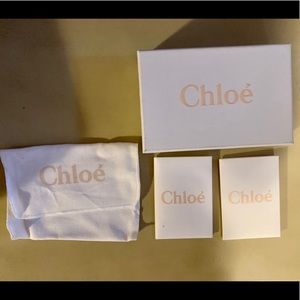 Chloe wallet box and dust bag